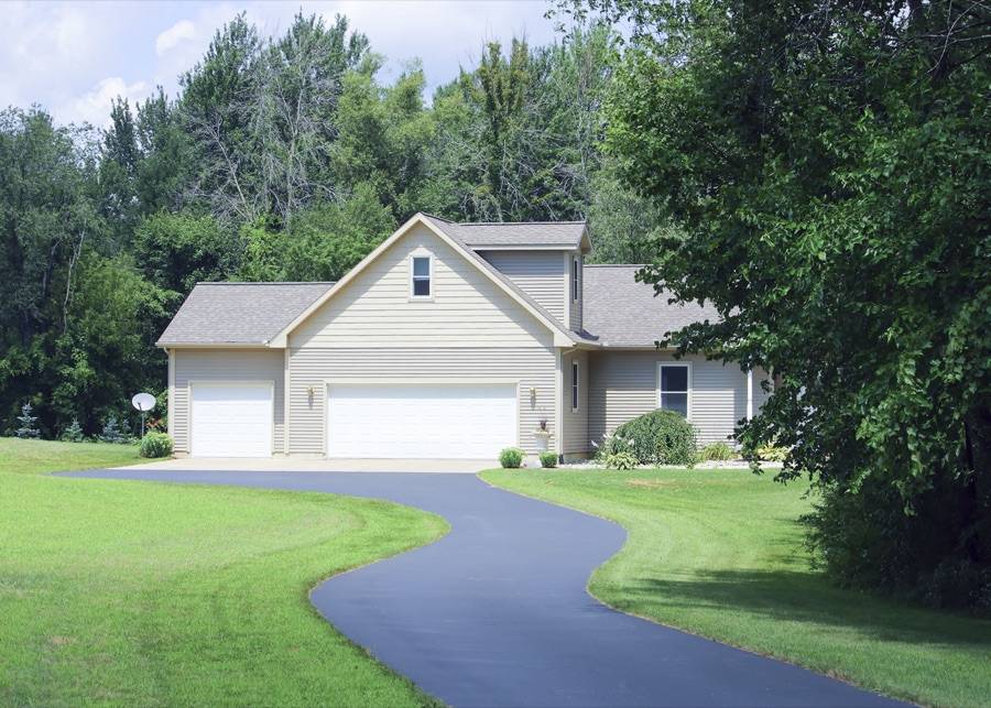 New residential driveway in Kentucky